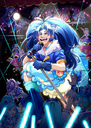 Habatake! Zine page art