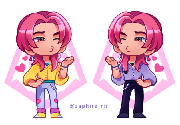 Romance Acrylic Charm