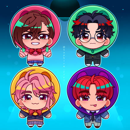 DanDaDan phone charms